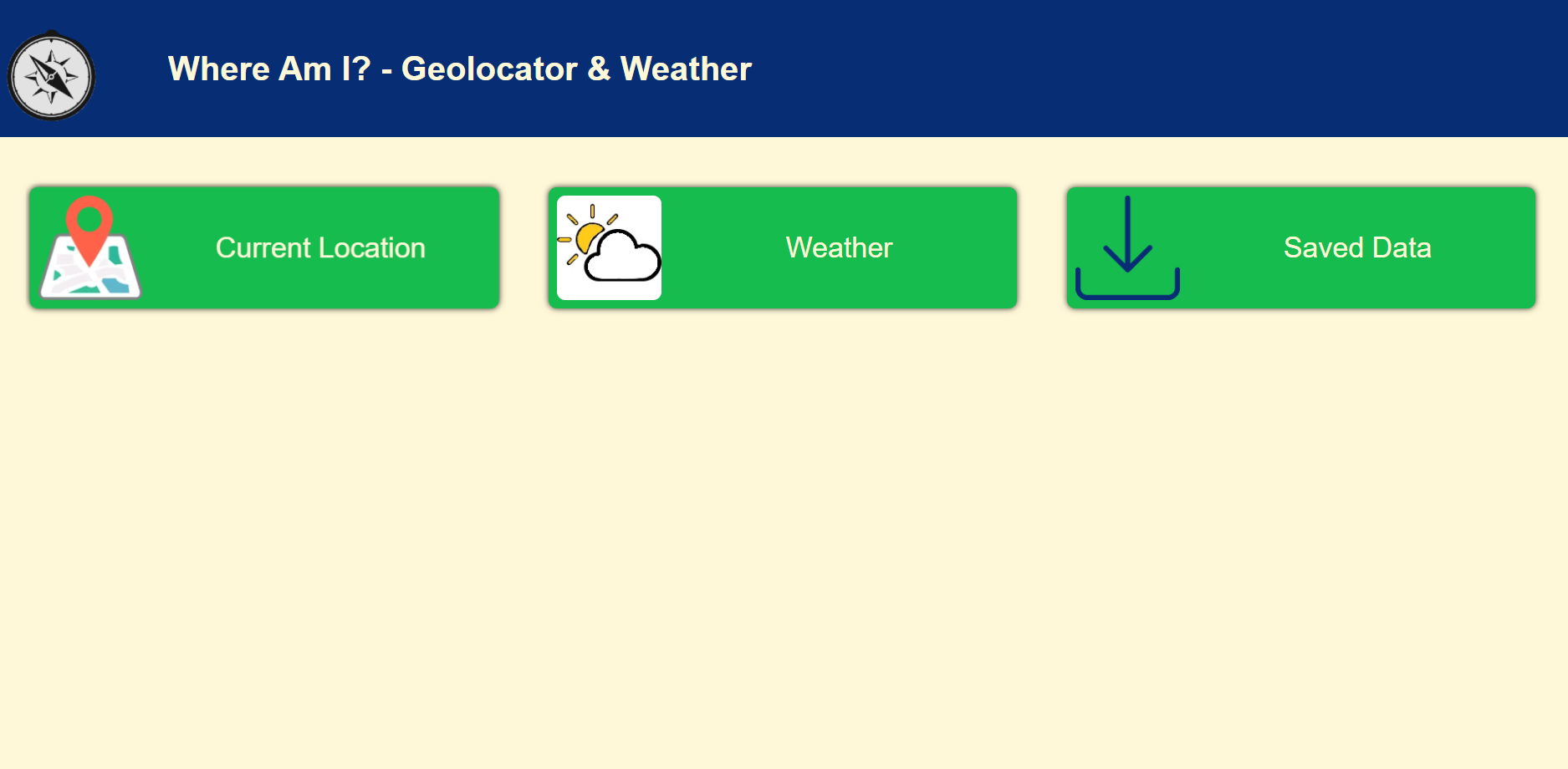 Preview of Where Am I? - Geolocator & Weather